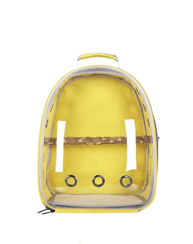 Portable Bird Carrier Bag NZ | Transparent Parrot & Small Pet Backpack for Parakeet, Cockatiel, Bunny Travel – Lightweight & Durable
