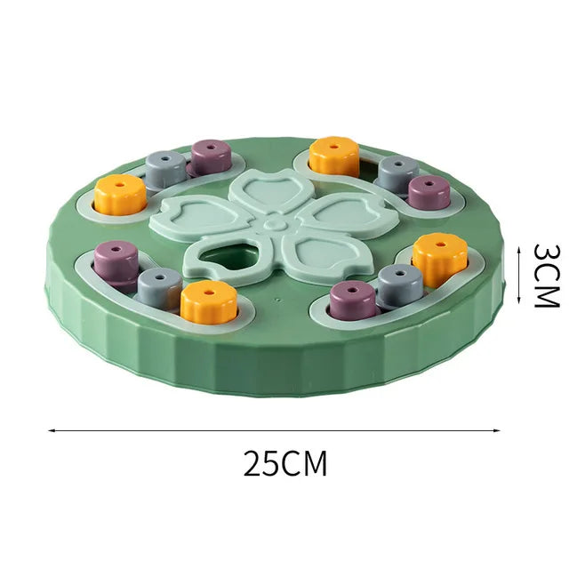 Dog Puzzle Slow Feeder Bowl NZ | Interactive IQ Training Toy & Food Dispenser for Dogs & Cats – PawNest