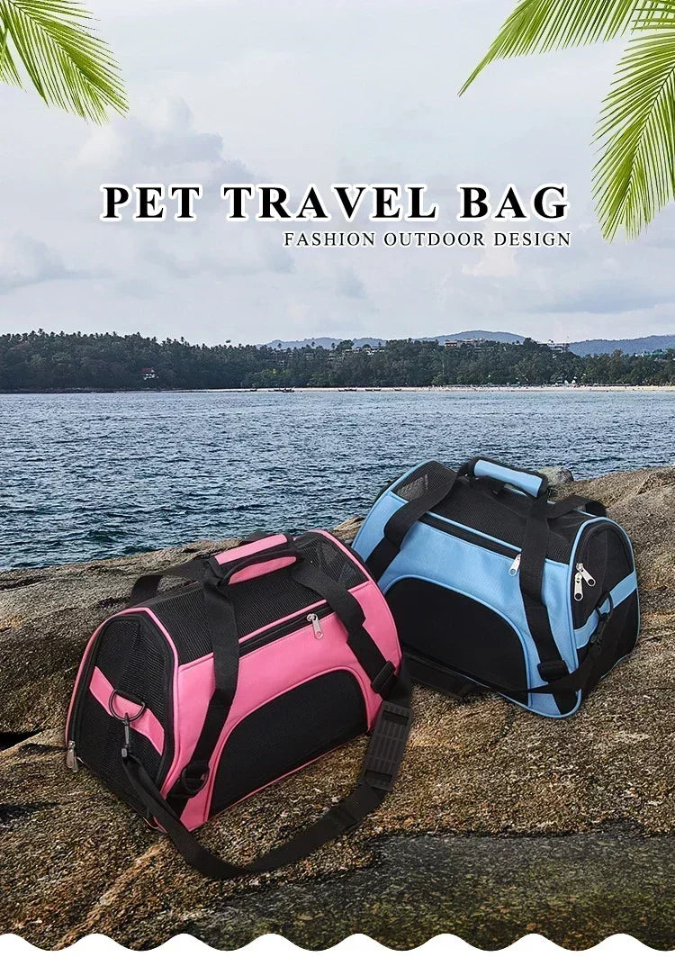 Pet Travel Carrier NZ – Portable Mesh Bag for Dogs & Cats | PawNest