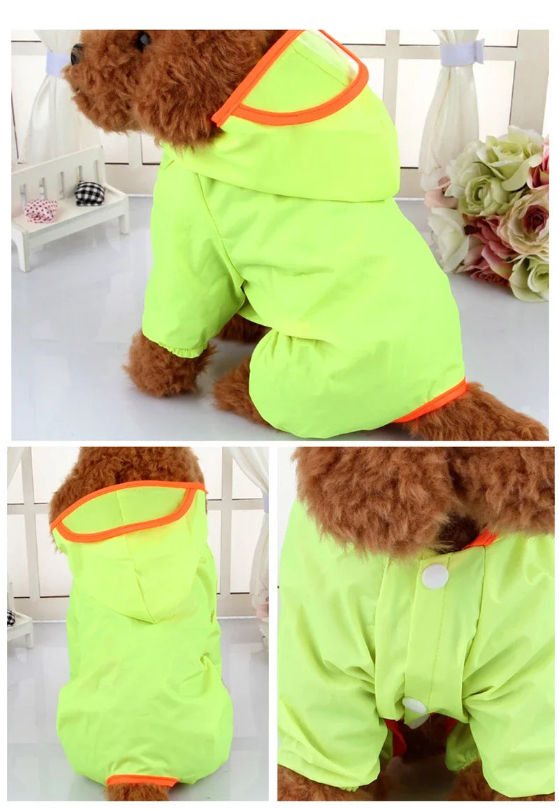 Hooded Waterproof Dog Raincoat NZ | Small Breed Rain Jacket for Chihuahua, Yorkie XS-XXL – PawNest