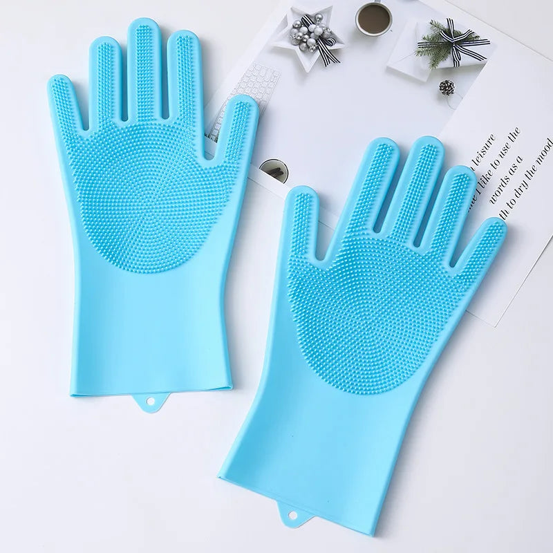 Pet Grooming Gloves – Gentle Bathing, Deshedding & Massage Mitt for Dogs, Cats & Rabbits
