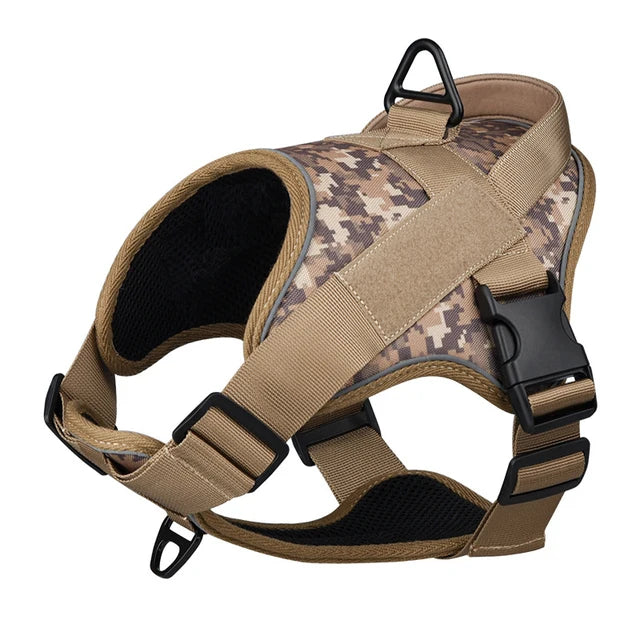 No-Pull Reflective Dog Harness NZ | Breathable Adjustable Vest for Outdoor Walking – PawNest
