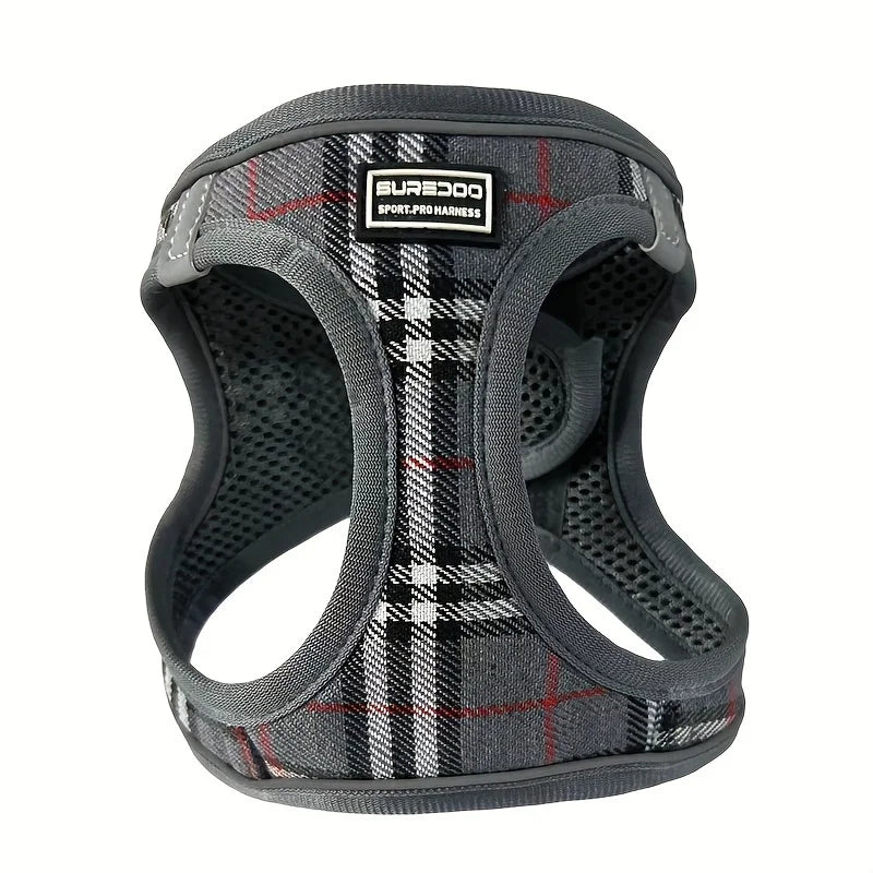 Adjustable Reflective Dog Harness NZ | Safe & Comfortable with Traction Rope – PawNest