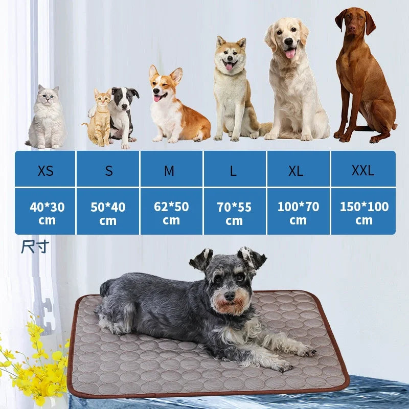 Cooling Mat for Dogs & Cats NZ | Self-Cooling Nylon Pet Pad for Small to Large Breeds – PawNest