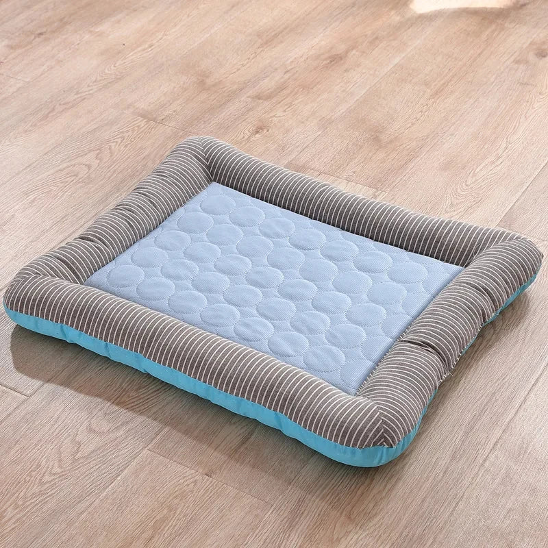 Ice Silk Cooling Pad for Dogs & Cats NZ | Summer Pet Bed Blanket – Breathable & Soft – PawNest