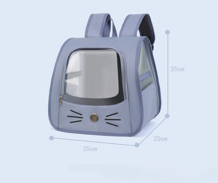 Breathable Cat Carrier Backpack NZ | Portable Travel Bag for Cats & Small Dogs – PawNest