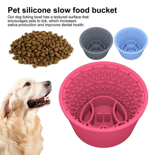 Dog Slow Feeder Silicone Lick Bowl NZ | Anti-Choking Treat Dispenser for Small to Large Dogs – PawNest