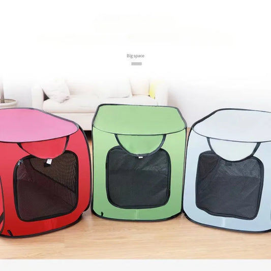 Collapsible Dog Cage & Oxford Cloth Pet Carrier NZ | Waterproof Outdoor Cat Tent & Dog Car Seat – Portable Pet Cage – PawNest