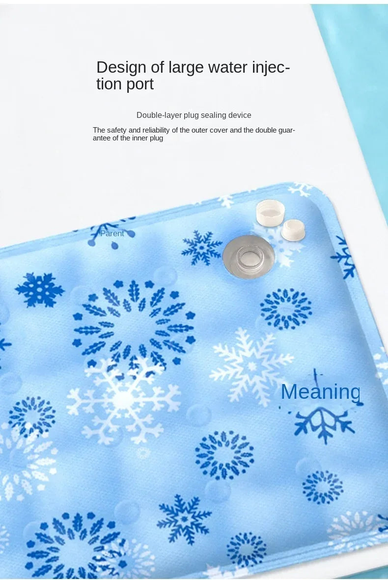 Cooling Pad Ice Mat for Pets NZ | Summer Dog & Cat Cool Mat with Dry Ice Crystal Powder – PawNest