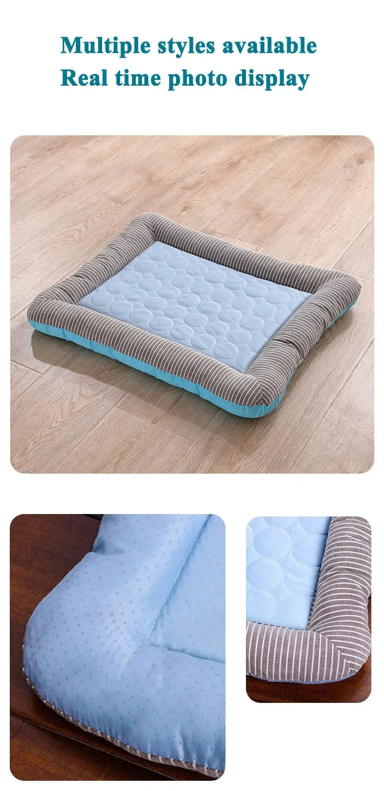 Ice Silk Cooling Pad for Dogs & Cats NZ | Summer Pet Bed Blanket – Breathable & Soft – PawNest