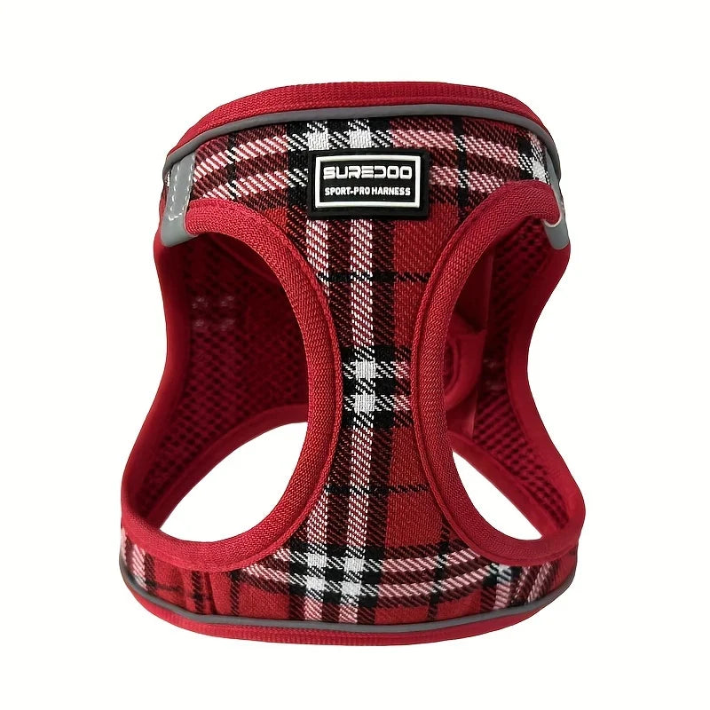 Adjustable Reflective Dog Harness NZ | Safe & Comfortable with Traction Rope – PawNest