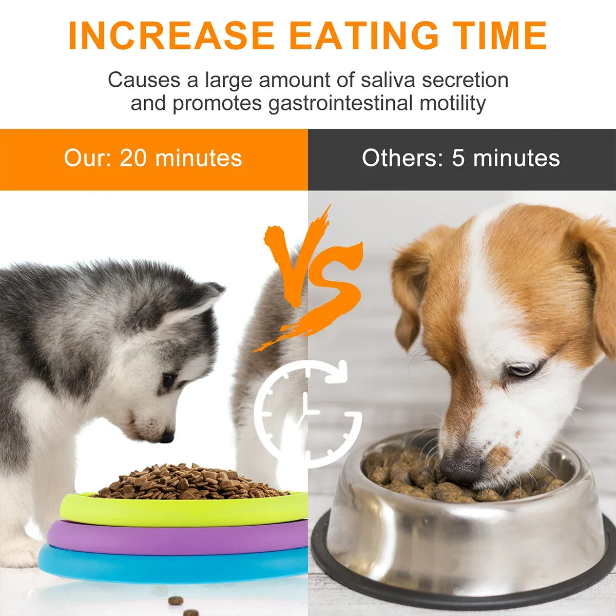 3-Layer Slow Food Bowl NZ | Interactive Puzzle Feeder for Dogs, Choke-Proof & Non-Slip – PawNest