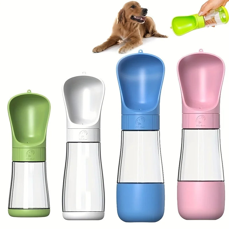Portable Dog Water Bottle & Bowl Dispenser – Leakproof Outdoor Pet Water Cup