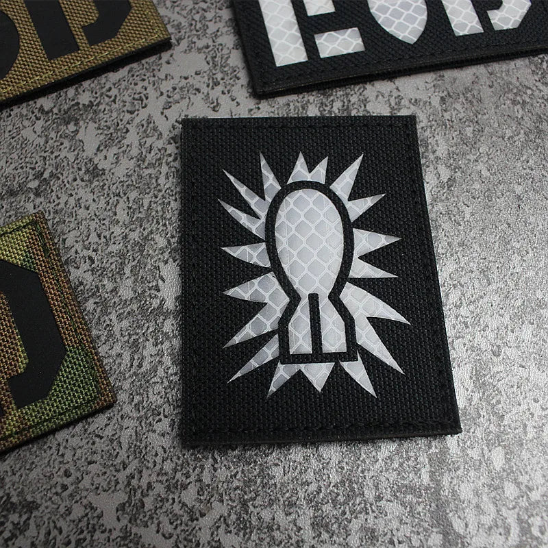 IR Reflective Military Patch – “No Free Lunch” Morale Badge