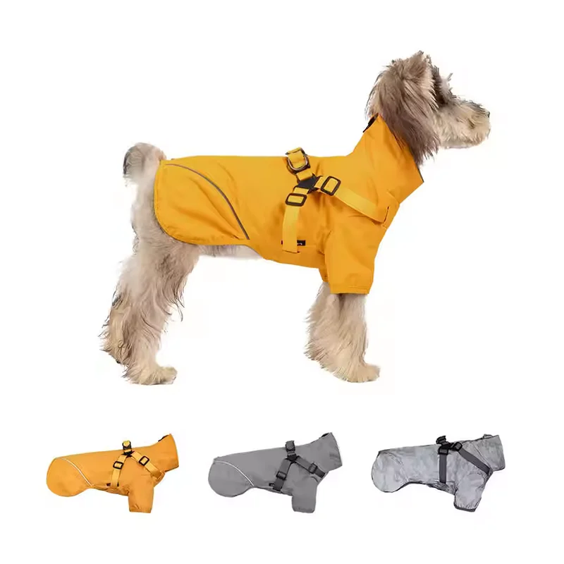 Reflective Waterproof Dog Raincoat NZ | Outdoor Spring Hoodie for Small & Medium Dogs – Rain Protection & Safety