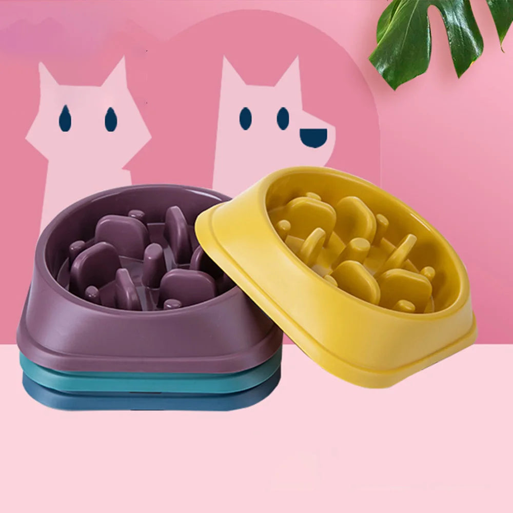 Non-Slip Slow Feeder Dog Bowl NZ | Puzzle Anti-Gulping Food Dish for Medium Dogs – PawNestedium Small Dogs Puppy