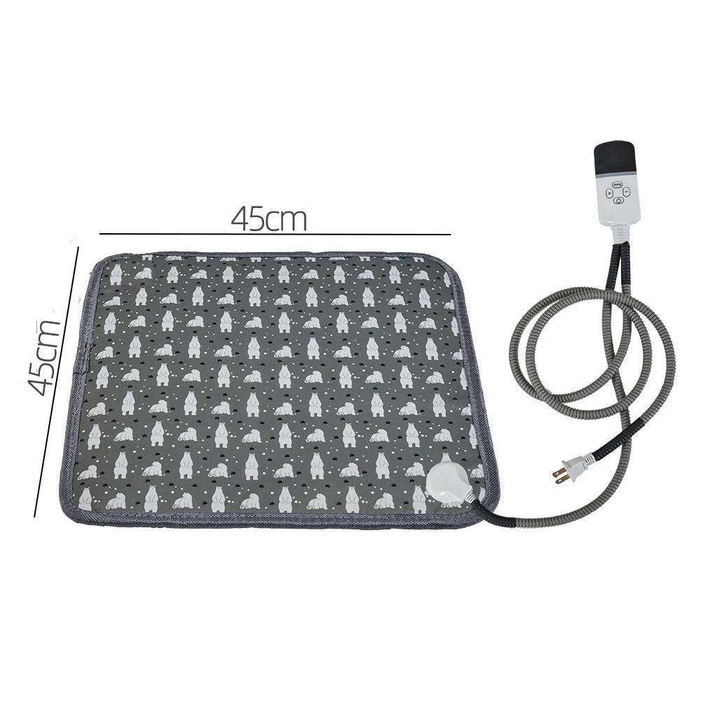 220V Electric Pet Heating Pad NZ | Washable Winter Warmer for Dogs & Cats – PawNest