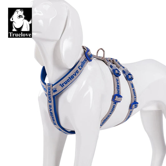 Truelove Nylon Reflective Dog Harness TLH6571 NZ | Durable SBR Buckle & Leash Compatible – PawNest