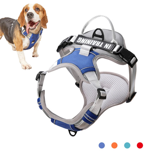 No-Pull Dog Harness NZ | Adjustable Reflective Safety Vest for Medium & Large Dogs – PawNest