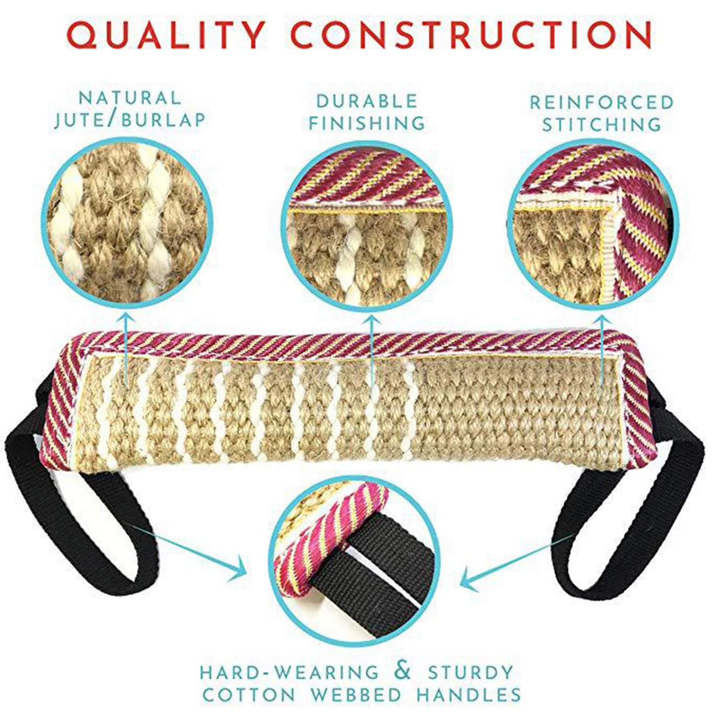 Dog Chew Tug Toy NZ | Interactive Rope Teether for Teeth Cleaning & Training – PawNest