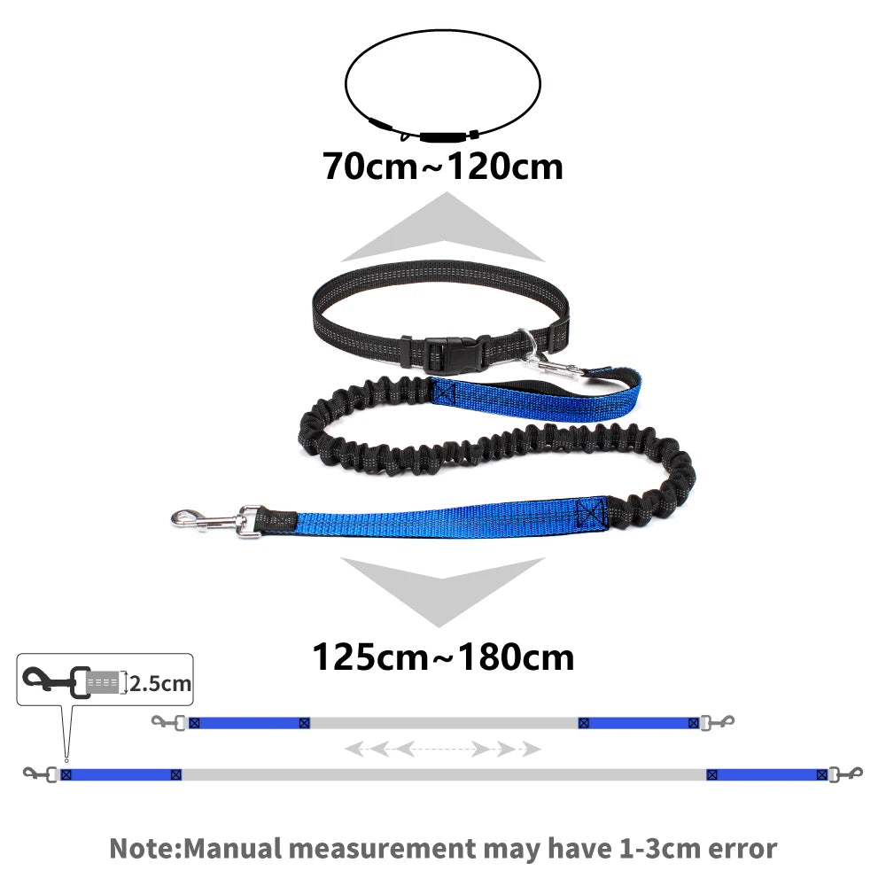 Hands-Free Dog Leash NZ | Adjustable Waist Belt & Chest Strap for Running, Walking & Jogging with Pets