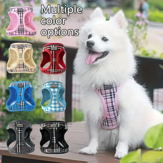 Adjustable Reflective Dog Harness NZ | Safe & Comfortable with Traction Rope – PawNest