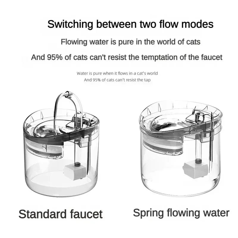 Automatic Pet Water Dispenser NZ | Sensor-Activated Circulating Fountain with Filter – PawNestn pet drinking water