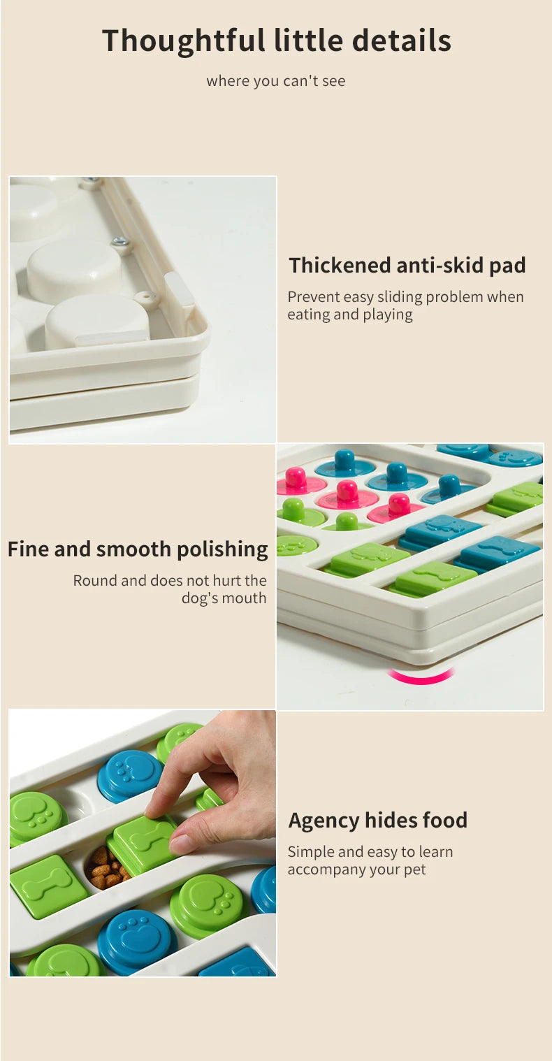 Slow Feeder Dog Puzzle Toy NZ | Interactive IQ Training & Mental Enrichment Feeder – PawNest