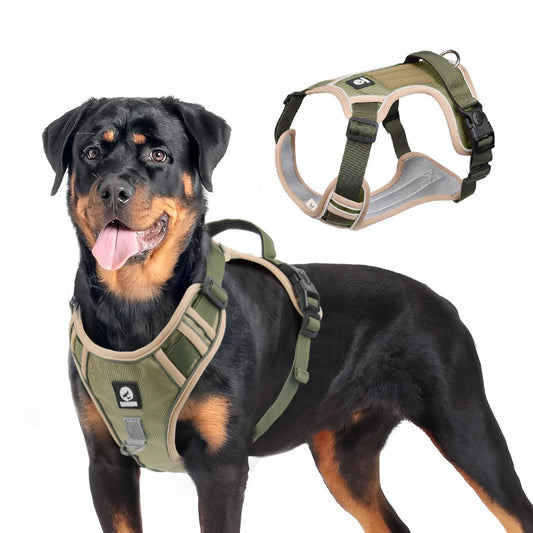 Reflective Labrador Dog Harness NZ | Adjustable Oxford Cloth Vest for Medium & Large Dogs – PawNest