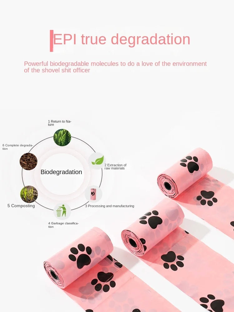 Biodegradable Dog Poop Bags with Dispenser – Zero Waste