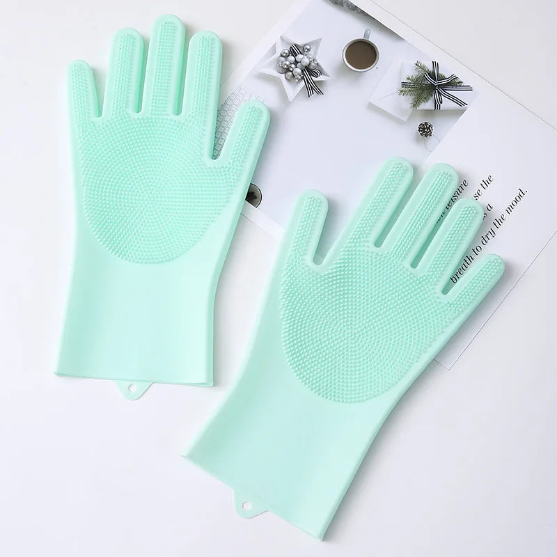 Pet Grooming Gloves – Gentle Bathing, Deshedding & Massage Mitt for Dogs, Cats & Rabbits