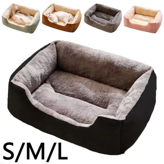 Soft Plush Pet Bed NZ | Warm & Comfortable Cushion for Cats & Small Dogs – PawNest