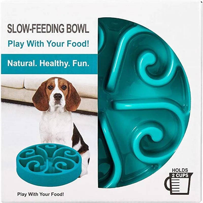 Eco-Friendly Slow Feeder Dog Bowl NZ | Non-Slip Anti-Gulping Slow Feeding Bowl for Large, Medium & Small Dogs – PawNest