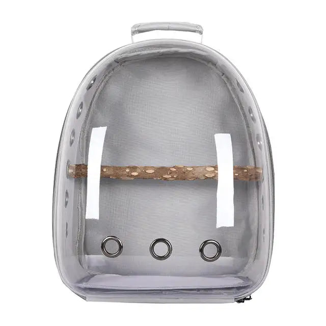 Portable Bird Carrier Bag NZ | Transparent Parrot & Small Pet Backpack for Parakeet, Cockatiel, Bunny Travel – Lightweight & Durable