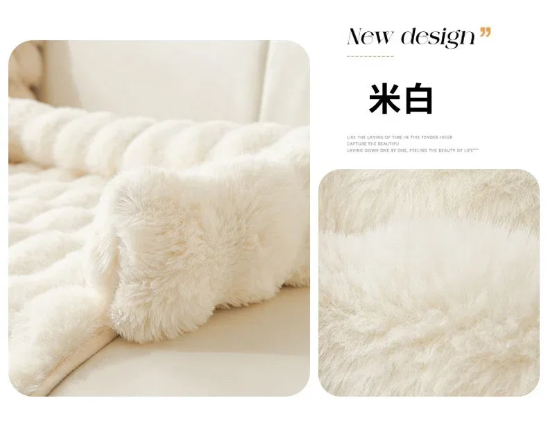 Square Winter Soft Pet Bed NZ | Warm Plush Dog & Cat Sofa with Neck Pillow – PawNest
