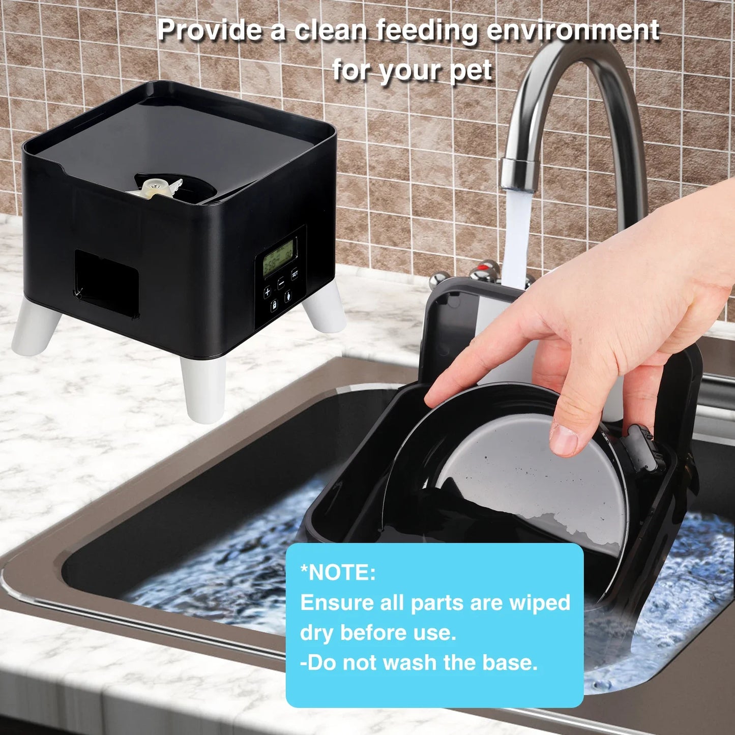 2L Smart Automatic Pet Feeder NZ | Timed Food Dispenser for Cats & Dogs – PawNest
