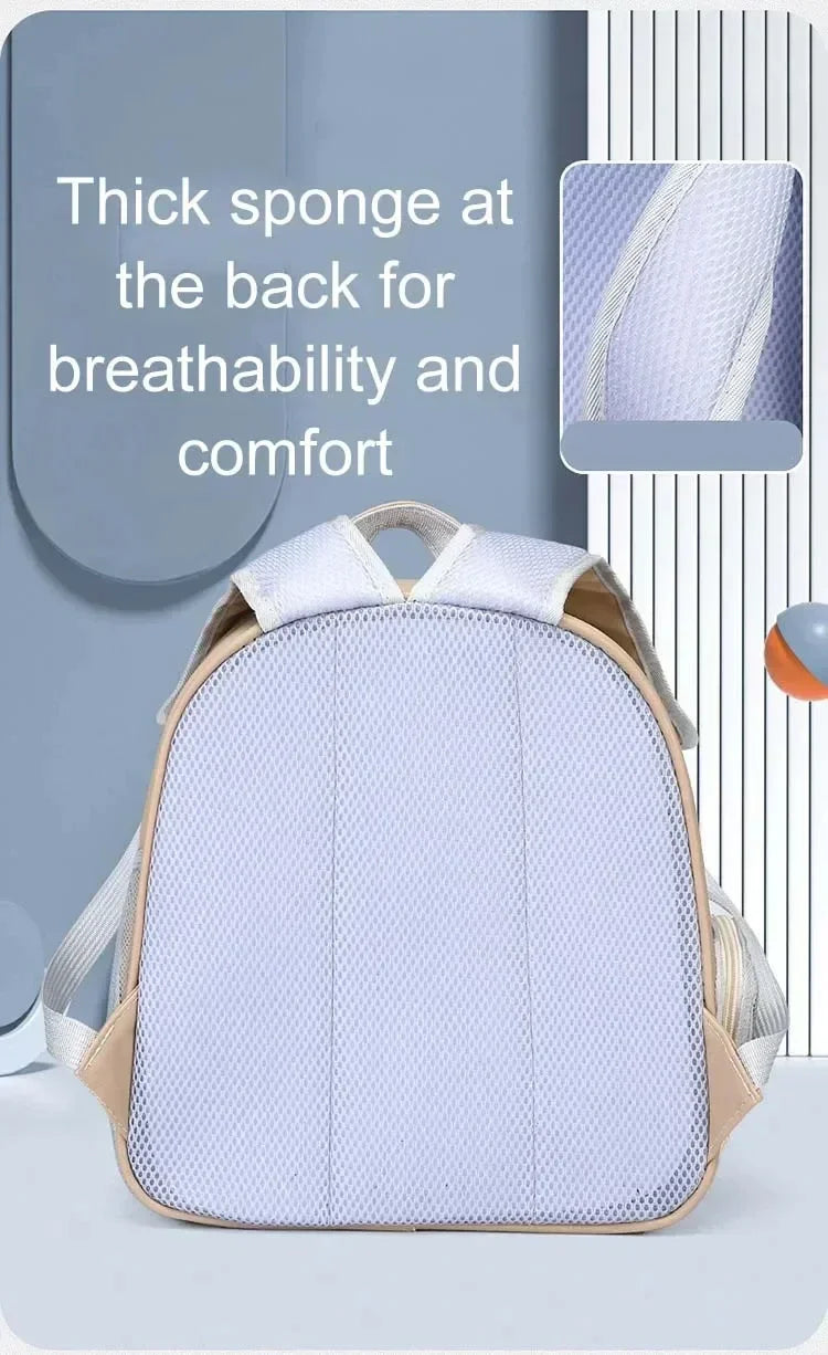 Transparent Pet Carrier Backpack NZ | PU Portable Travel Bag for Cats & Small Dogs – PawNest