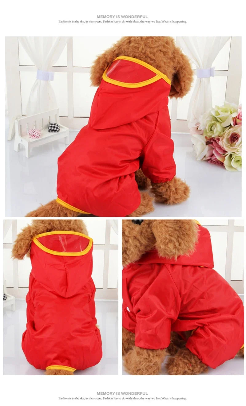 Hooded Waterproof Dog Raincoat NZ | Small Breed Rain Jacket for Chihuahua, Yorkie XS-XXL – PawNest