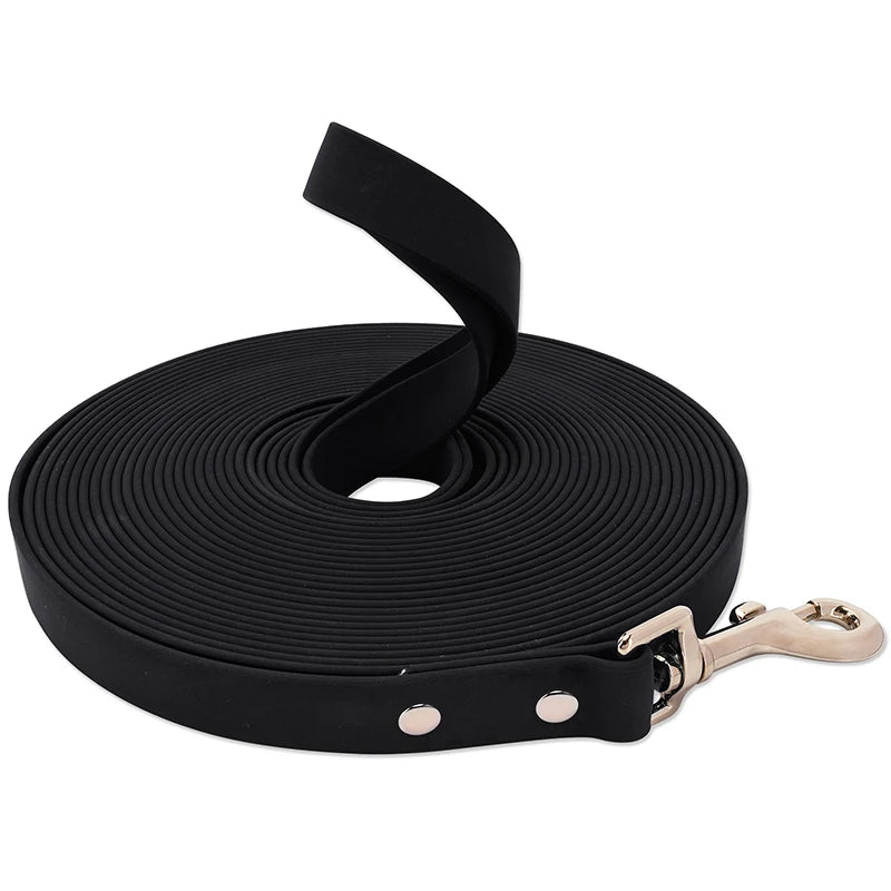 Waterproof Long Dog Leash – PVC Training Lead for Small to Large Dogs | 3m, 5m, 10m, 15m | Easy-Clean Outdoor Walking Rope