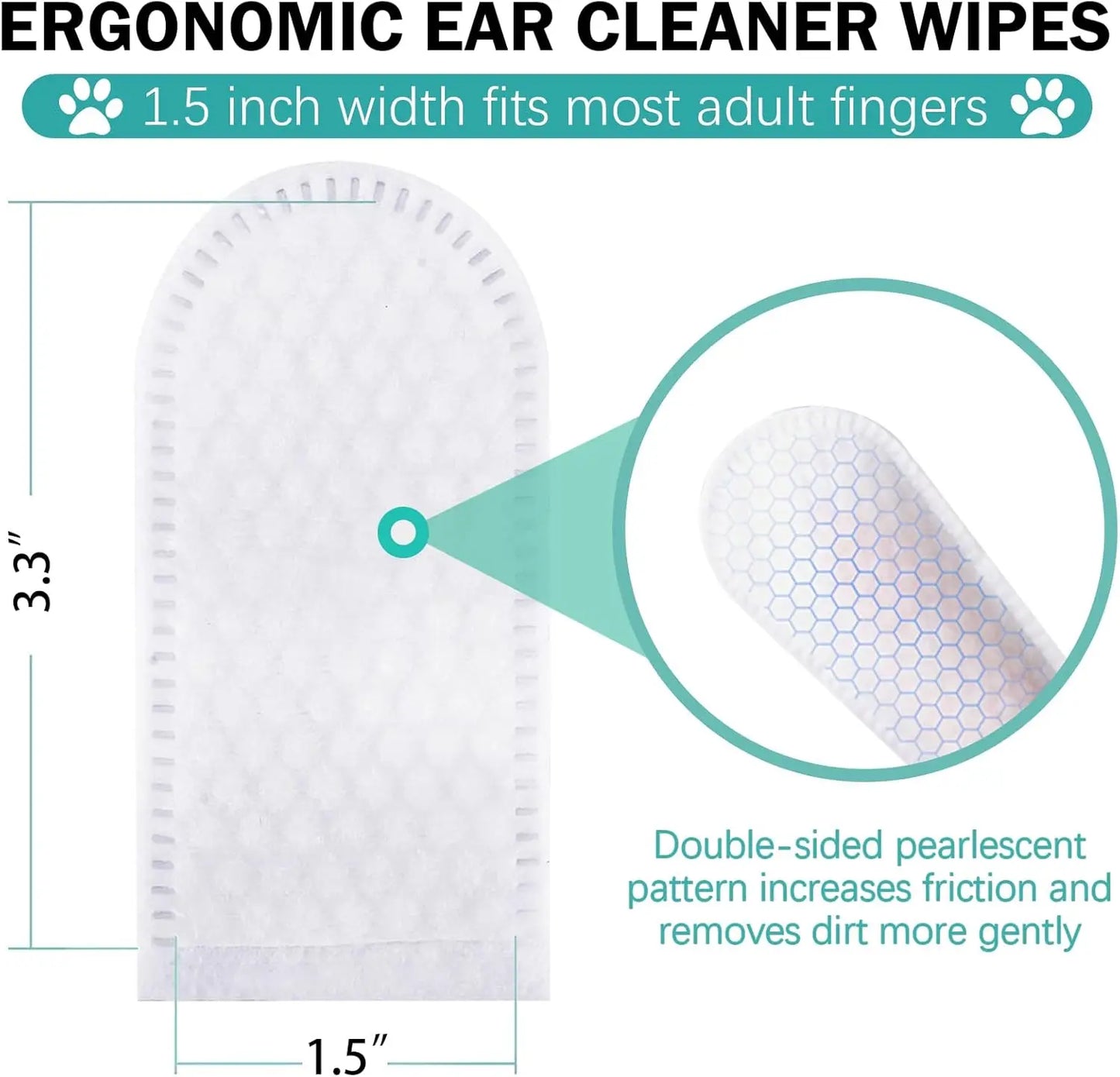Pet Ear Cleaning Wipes NZ | Finger Wipes for Cats & Dogs – PawNest