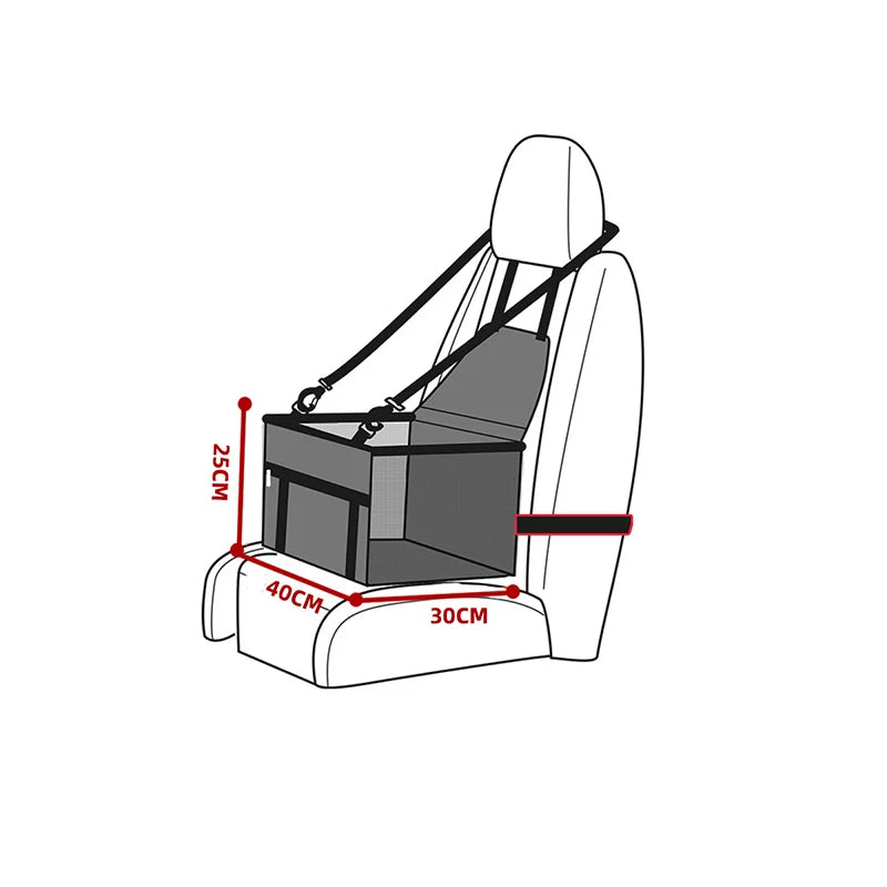 Dog Booster Car Seat NZ | Comfortable Pet Travel Carrier Bucket Seat for Small Dogs – PawNest