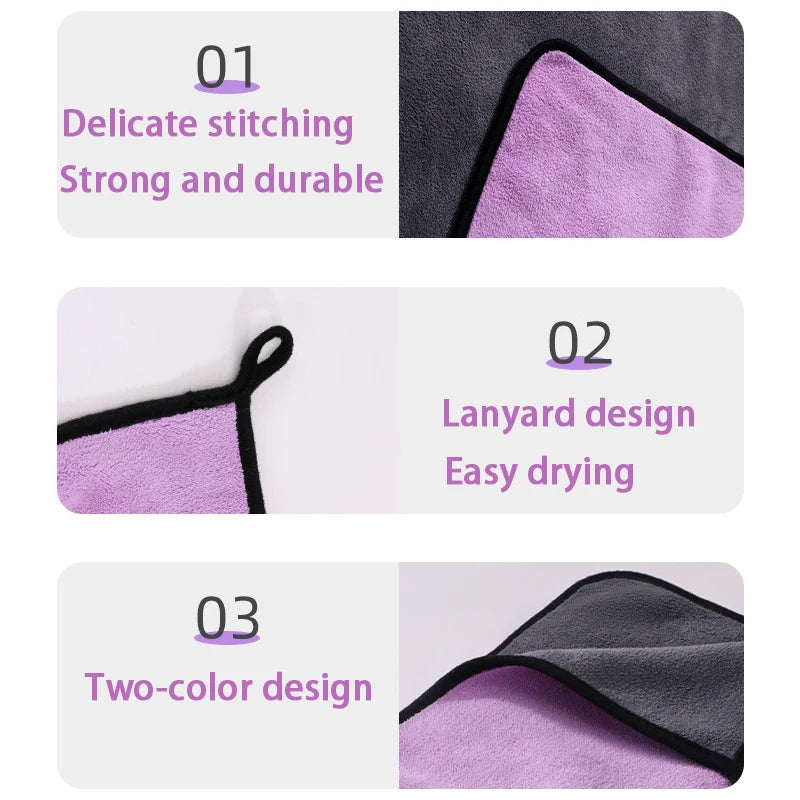 Quick-Dry Pet Towel NZ | Soft & Absorbent Dog & Cat Bath Robe – PawNest