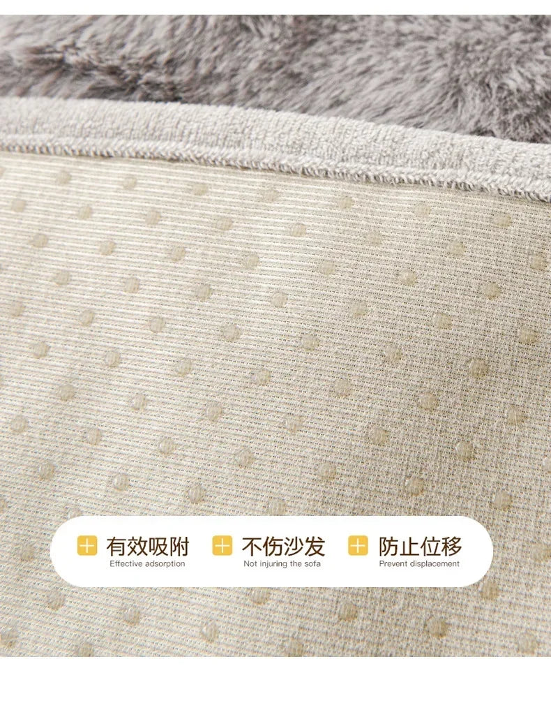 Square Winter Soft Pet Bed NZ | Warm Plush Dog & Cat Sofa with Neck Pillow – PawNest