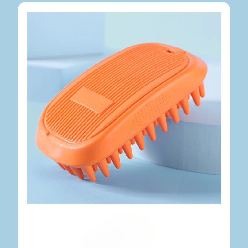 Pet Bath Brush & Rubber Comb – Grooming & Hair Removal for Dogs & Cats | Massage Glove Cleaner | PawNest NZ