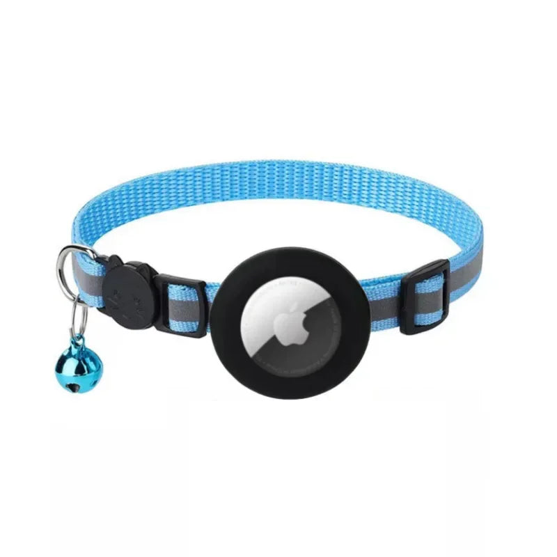 Airtag Pet Tracker Collar NZ | Reflective Breakaway GPS Collar for Cats & Dogs – PawNest