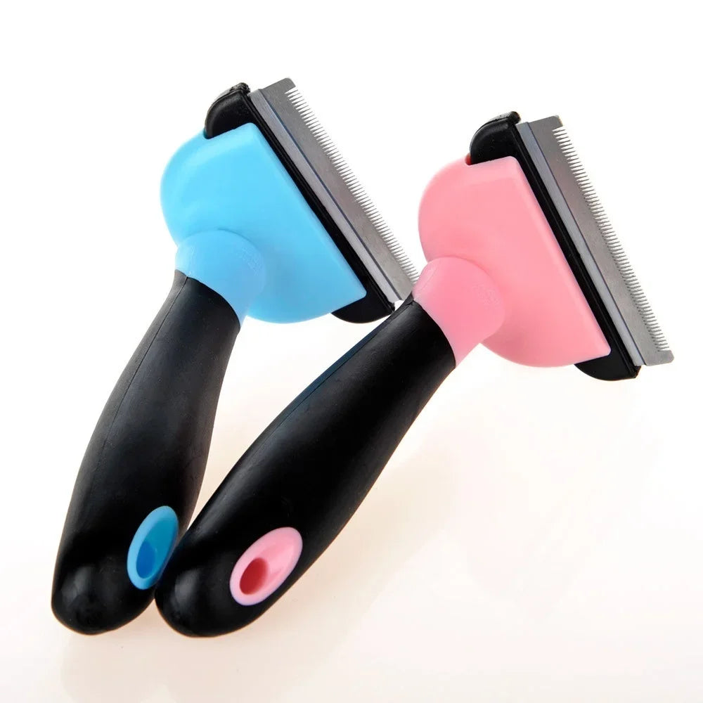 Double-Sided Pet Grooming Brush – Shedding & Dematting Undercoat Rake Comb for Dogs & Cats | Deshedding Tool for Grooming & Care