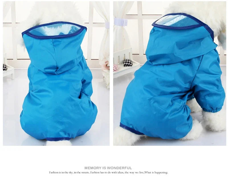 Hooded Waterproof Dog Raincoat NZ | Small Breed Rain Jacket for Chihuahua, Yorkie XS-XXL – PawNest
