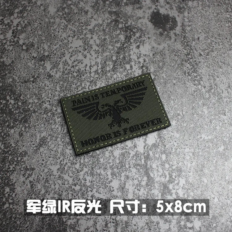 IR Reflective Military Patch – “No Free Lunch” Morale Badge