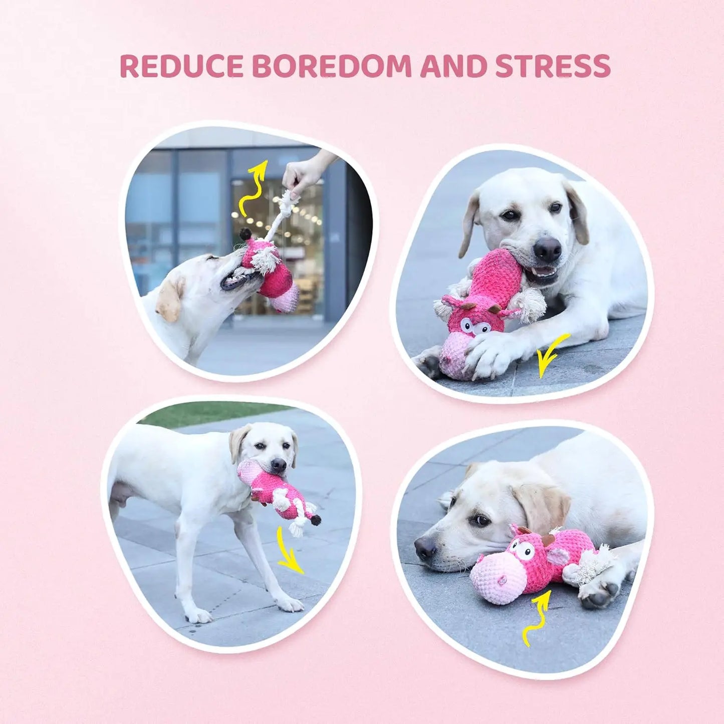 Indestructible Dog Toy NZ | Durable Squeaky Plush for Large Aggressive Chewers – PawNest