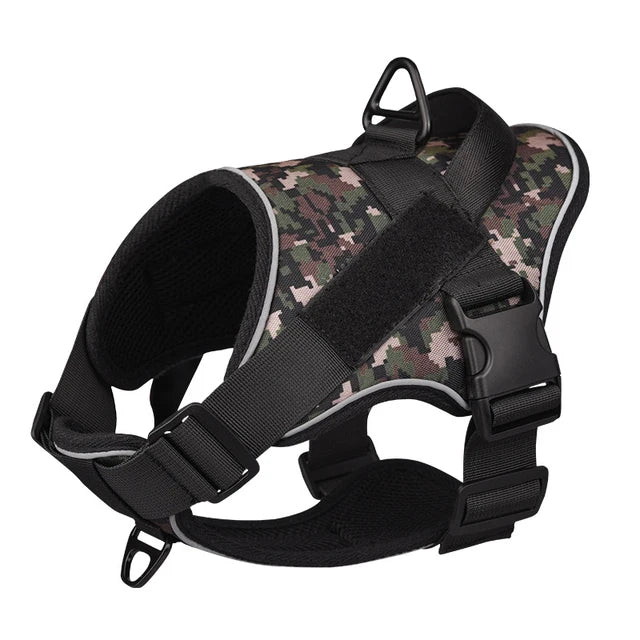 No-Pull Reflective Dog Harness NZ | Breathable Adjustable Vest for Outdoor Walking – PawNest